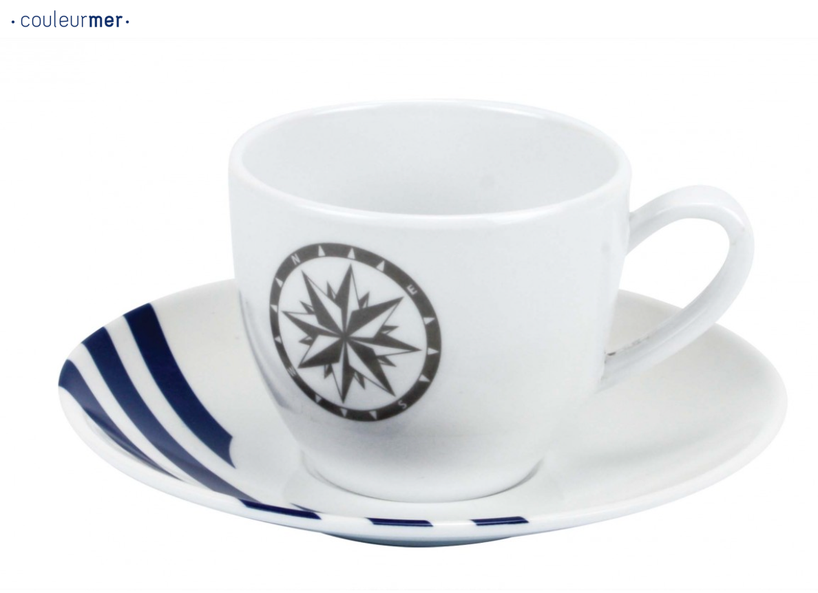 Plastimo MARINA Kaffeebecker mit Untertasse