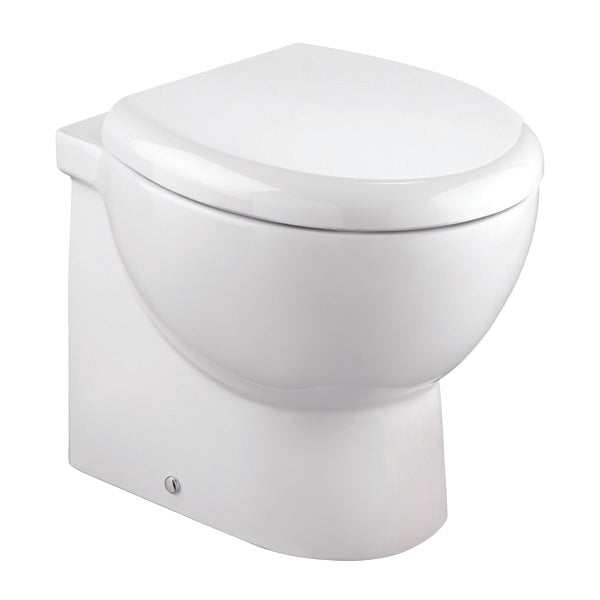 Tecma Breeze Toilette 24V Standard weiß mit Bidet, Softclose, All in one 2 Tasten, Magnetventil