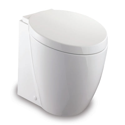 Tecma Privilege Toilette 230V Standard weiß, Softclose, All in one 2 Tasten, Magnetventil