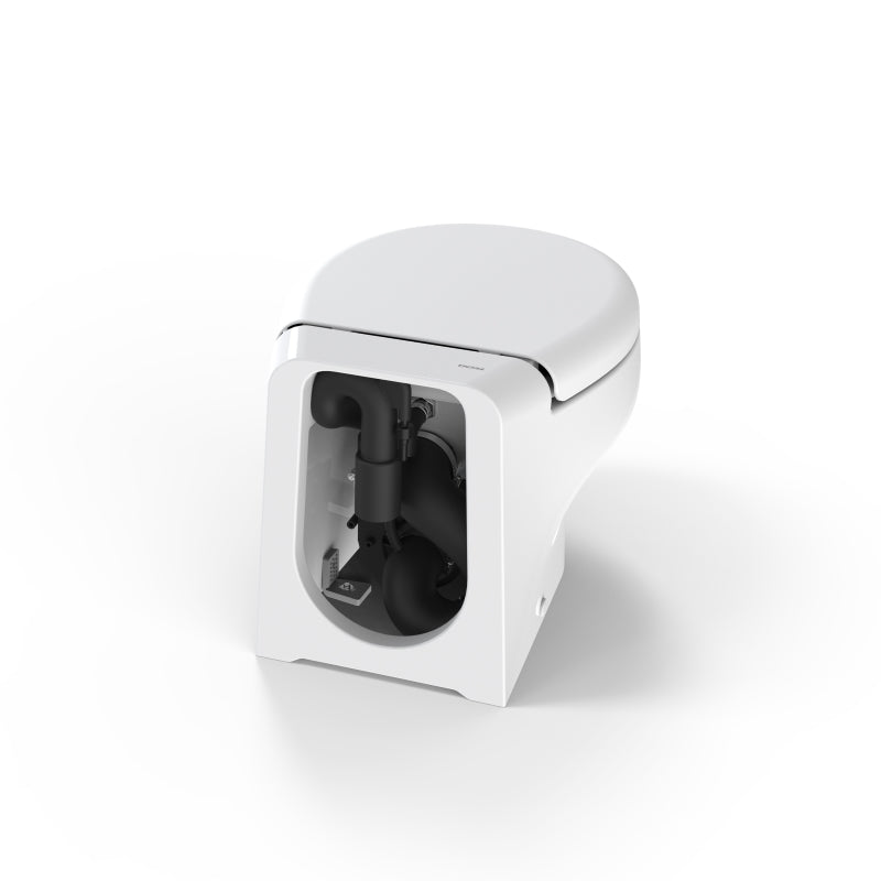 Tecma Silence Plus 2G Toilette 230V Short deep weiß mit Bidet, Softclose, Touch Control, Magnetventil