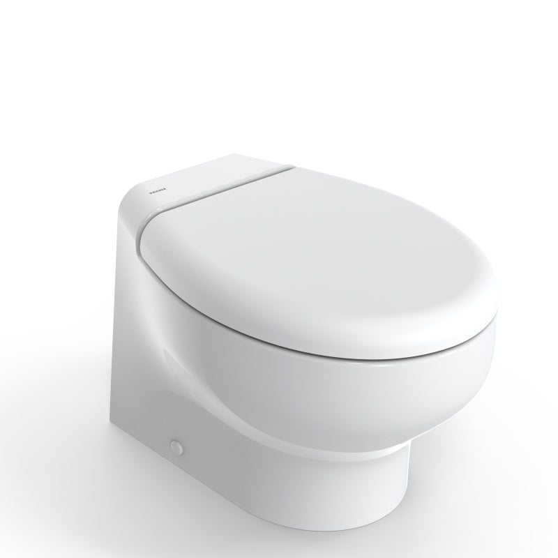 Tecma Silence Plus 2G Toilette 12V Short weiß, Softclose, All in one 2 Tasten, Magnetventil