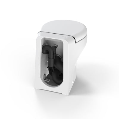 Tecma Silence Plus 2G Toilette 12V Standard pergamon, All in one 2 Tasten, Magnetventil