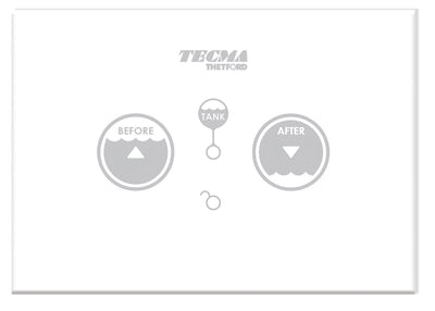 Tecma Silence Plus 2G Toilette 230V Standard weiß, Touch Control, Magnetventil
