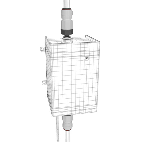 Wasseranschluss-Adapter 12mm für 12mm Steckschläuche (außentoleriert) wie z.B. UniQuick® oder John Guest®