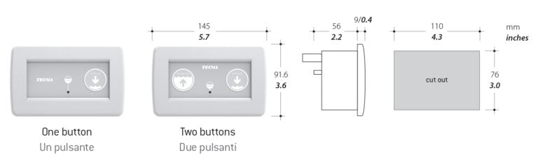 Tecma Silence Plus 2G Toilette 12V Standard weiß mit Bidet, Softclose, All in one 2 Tasten, Einlasspumpe