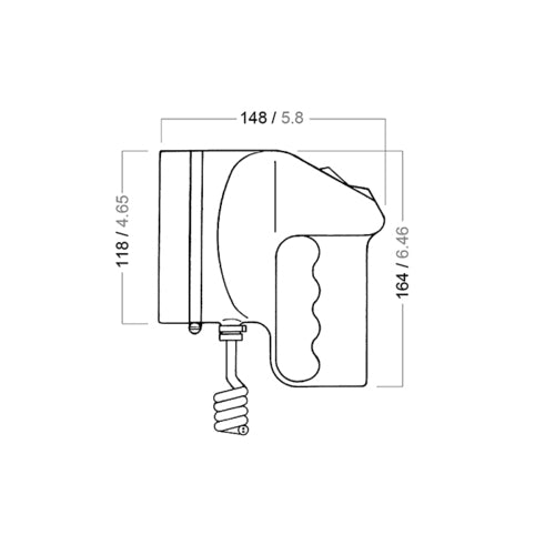 Aquasignal BREMEN LED Hand-Scheinwerfer 12-24V