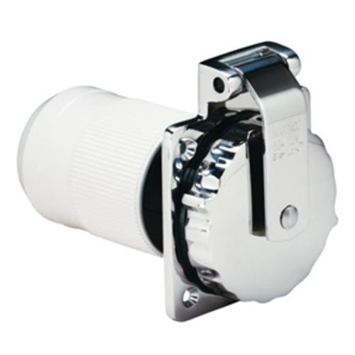 Marinco INLET, 32A 230V EZ LOK SS W/ENCL