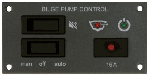 Philippi BPA 203 Bilgenpumpen-Kontrollpanel 24 Volt