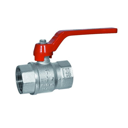 PLASTIMO '1 1/4'' VENTIL MESSING VERNICKELT'