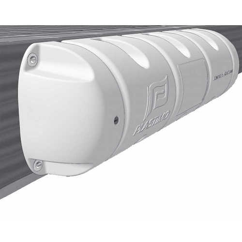 PLASTIMO Bumper 1/2, ausgeschäumt, weiss,25x90cm