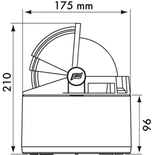 Plastimo COMPASS OLYMPIC135 WTE.C RED.BIN