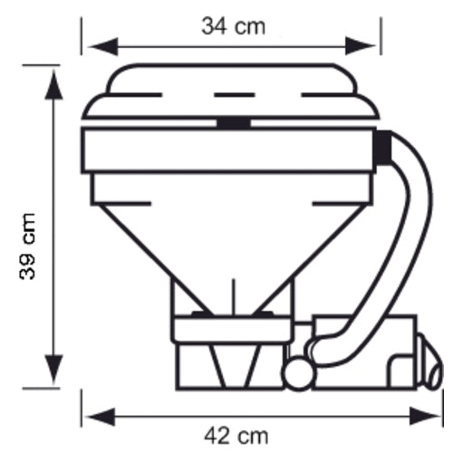 PLASTIMO ELEKTRISCHES WC 12V