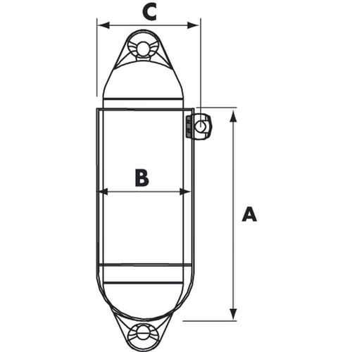 PLASTIMO Fenderkorb Classic 1, für 200 bis 250 mm Fender