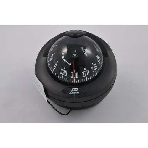 PLASTIMO Offshore 75 Kompass, schwarz, Mini-Sockel