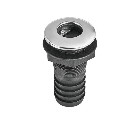 PLASTIMO SCUPPER NYLON S/S FLANGE 1 1/2''