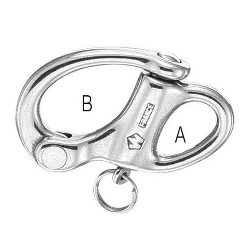 PLASTIMO ST.S SNAP SHACKLE FIX EYE 70MM