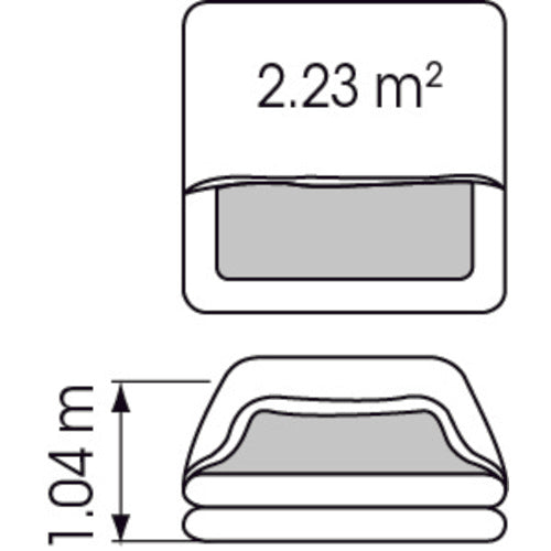 PLASTIMO Tranceocean ISO, 6 Pers., <24h , Tasch.