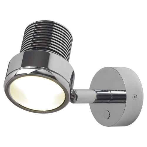 Prebit LED-Anbauleuchte R2-1, chrom-glanz, warmwei