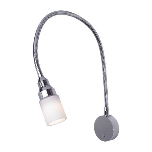 Prebit LED-Flexleuchte 04-1, 500mm, chrom-glanz, w