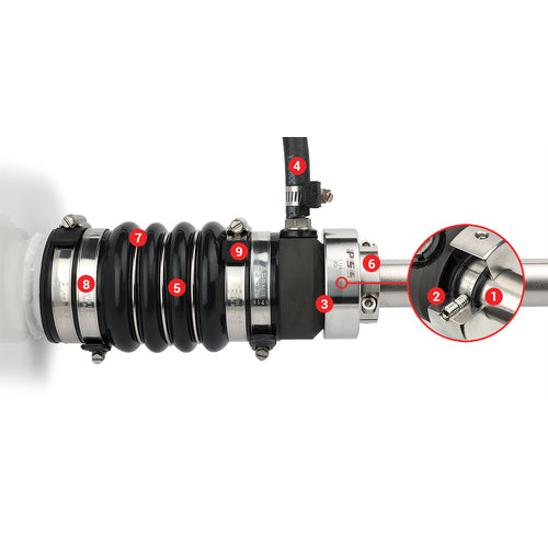 PSS-Dichtung PRO 65mm Welle, 4' Stevenrohr