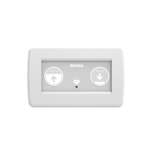 Tecma Breeze Toilette 12V Standard weiß mit Bidet, Softclose, All in one 2 Tasten, Magnetventil