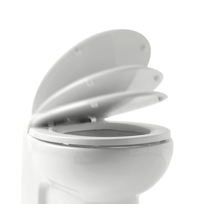 Tecma Elegance 2G Cut Toilette 12V Short weiß, Softclose, All in one 2 Tasten, Einlasspumpe