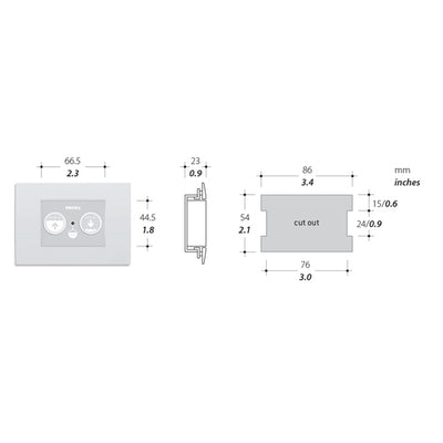 Tecma Elegance 2G Toilette 24V Standard weiß, Softclose, Multiframe, Magnetventil