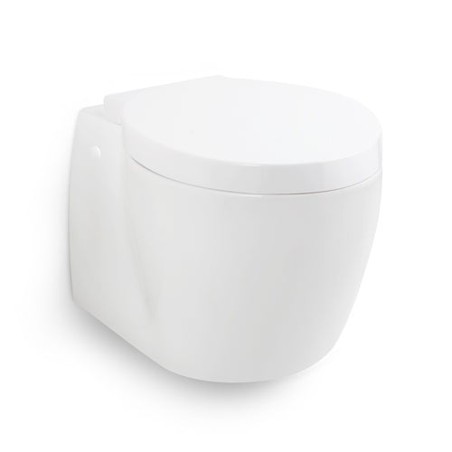 Tecma Evolution Toilette 230V Standard weiß, Softclose, All in one 2 Tasten, Magnetventil