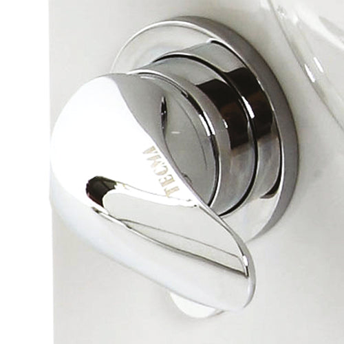 Tecma Privilege Toilette 230V Standard weiß mit Bidet, Softclose, All in one 2 Tasten, Magnetventil