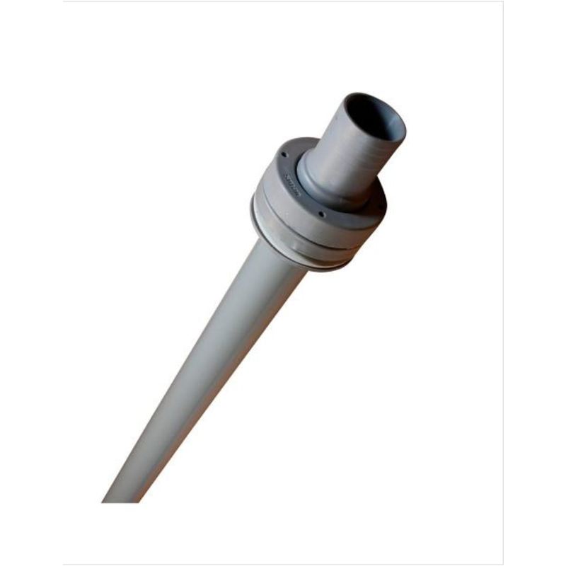 Vetus Absaugrohr, gerade oder gebogen für Tank 780 mm Länge, 38 mm Schlauchanschluss