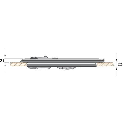 Vetus Altus-Decksluke Typ-2626, 260 x 260mm