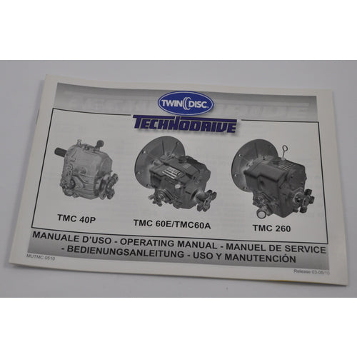 Vetus Bedienungsanleitung TMC 40P/60E/ 260