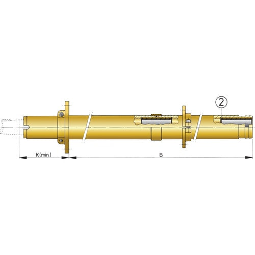 Vetus Drittes Lagerr für Bronze-Stevenrohr Ø 25 mm