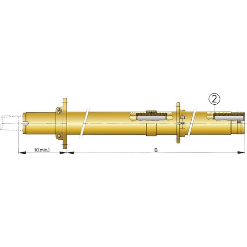 Vetus Drittes Lagerr für Bronze-Stevenrohr Ø 50 mm