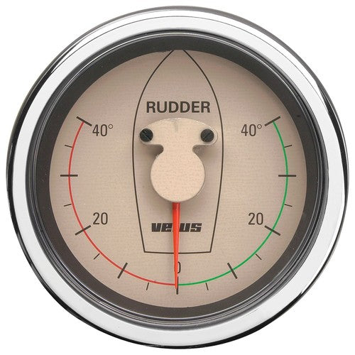 Vetus Ruderstandsanzeige, creme, 12/24 Volt