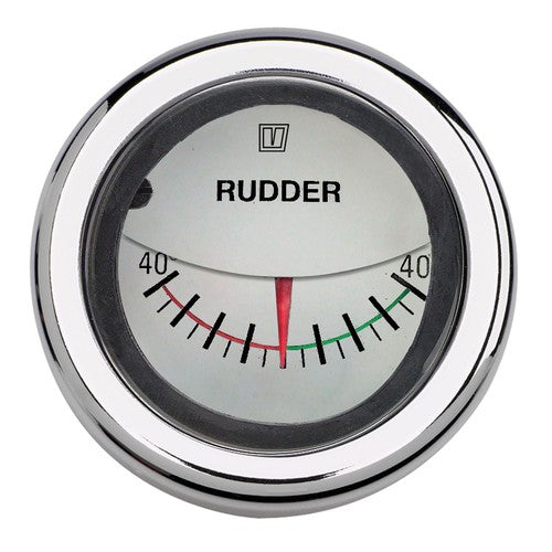 Vetus Ruderstandsanzeige, weiß, 12/24 Volt