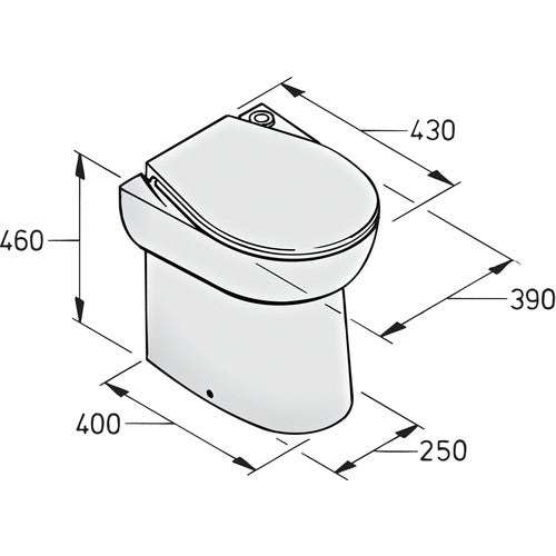 Vetus Standard Toilette 24V