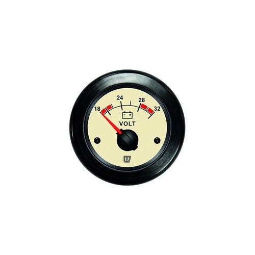Vetus Voltmeter, verschiedene Farben, 12 oder 24 Volt