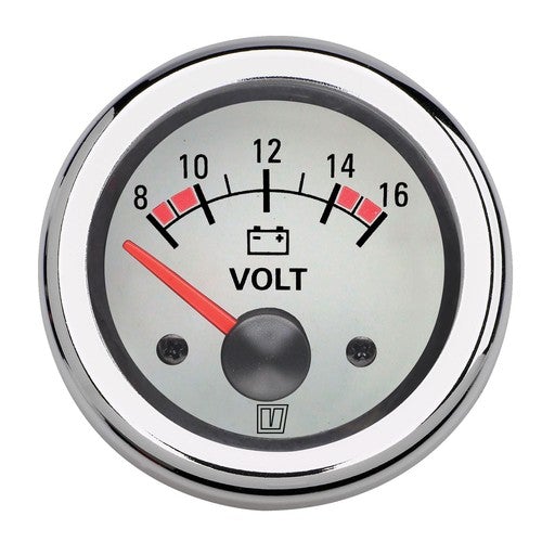 Vetus Voltmeter, verschiedene Farben, 12 oder 24 Volt