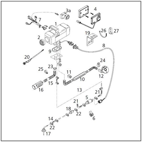Webasto LU Air Top Evo 55 Dieselheizung 12V Marine Kit MultiControl
